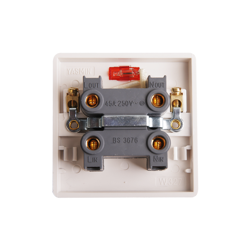 Bakelite 45A DP Switch พร้อม Neon HK6345WN