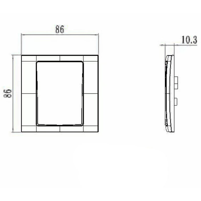 เต้ารับดาวเทียมพลาสติก 1 ช่อง HK6169S